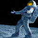 Image for article titled The Fourth Man To Walk On the Moon Also Paints Beautiful Space Art